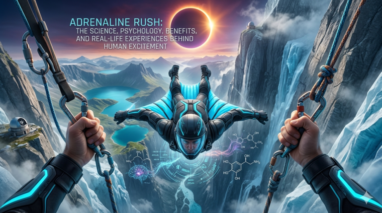 Adrenaline Rush: The Science, Psychology, Benefits, and Real-Life Experiences Behind Human Excitement