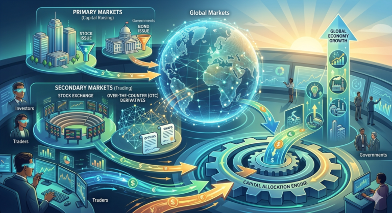 Financial Markets Explained in Depth: How They Work, Why They Matter, and Their Role in the Global Economy
