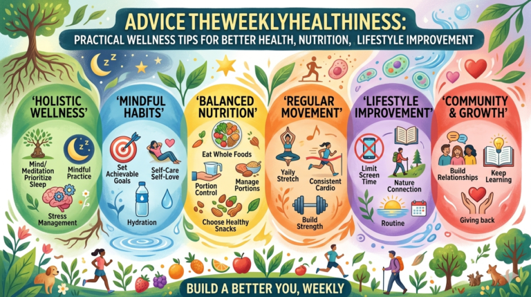 Advice TheWeeklyHealthiness: Practical Wellness Tips for Better Health, Nutrition, and Lifestyle Improvement