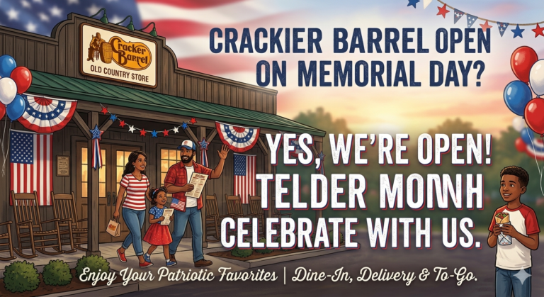 Is Cracker Barrel Open on Memorial Day? 