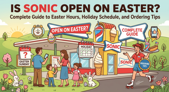 Is Sonic Open on Easter