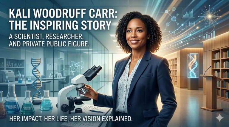 Kali Woodruff Carr: The Inspiring Story of a Scientist, Researcher, and Private Public Figure