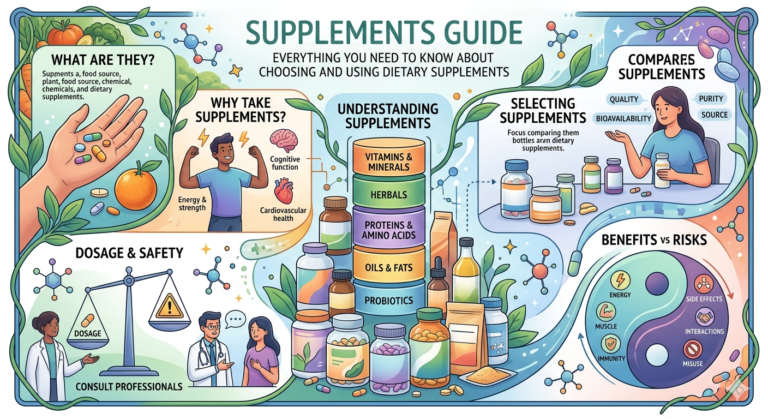 Supplements Guide: Everything You Need to Know About Choosing and Using Dietary Supplements