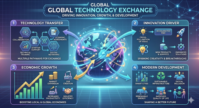 Technology Exchange: How the Global Transfer of Technology Drives Innovation, Economic Growth, and Modern Development