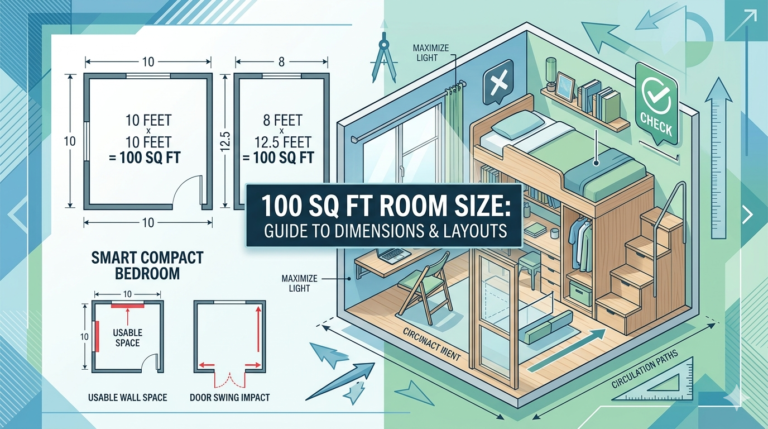What Size Room Is 100 Square Feet? Complete Guide to Room Dimensions, Layouts, and Space Planning