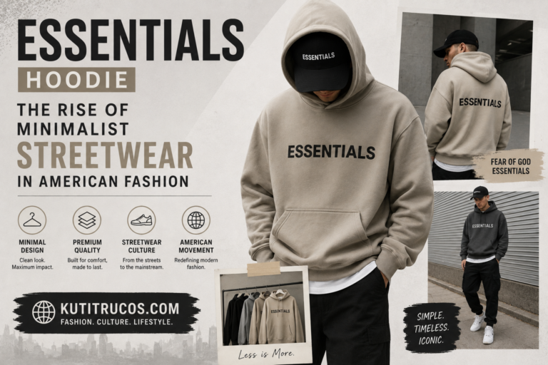 Essentials Hoodie: The Rise of Minimalist Streetwear in American Fashion