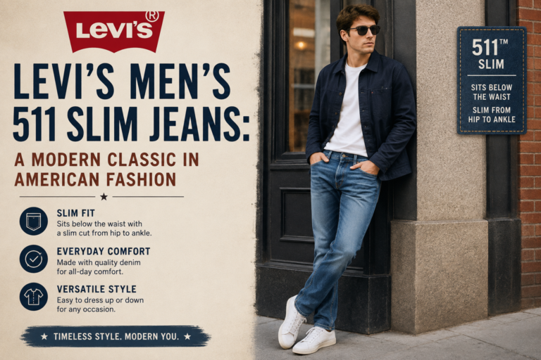 Levi’s Men’s 511 Slim Jeans: A Modern Classic in American Fashion