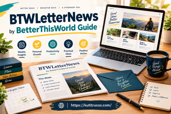 BTWLetterNews by BetterThisWorld Guide