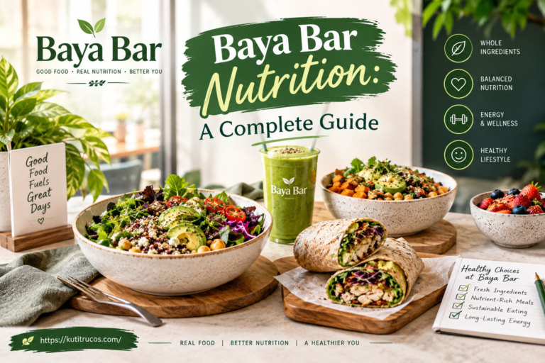 Baya Bar Nutrition