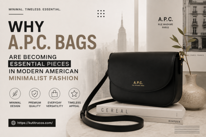 Why A.P.C. Bags Are Becoming Essential Pieces in Modern American Minimalist Fashion