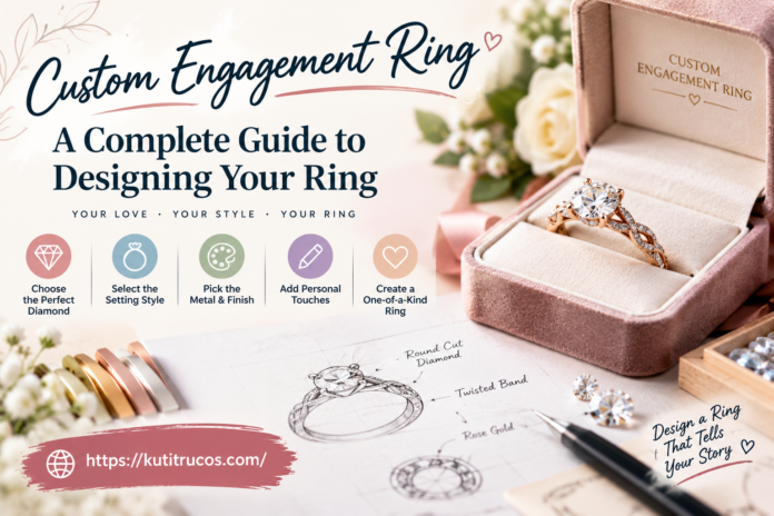 Custom Engagement Ring A Complete Guide to Designing Your Ring