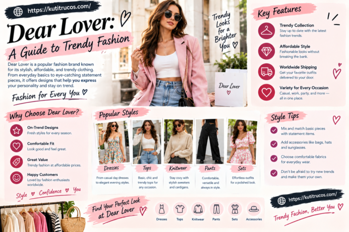 Dear Lover_ Trendy Fashion Guide