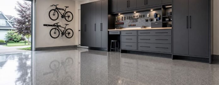 Flake Epoxy Garage Flooring