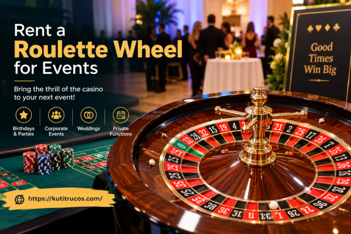 Rent a Roulette Wheel for Events