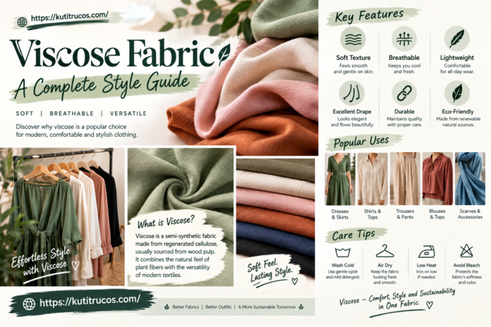 Viscose Fabric Style Guide Infographic